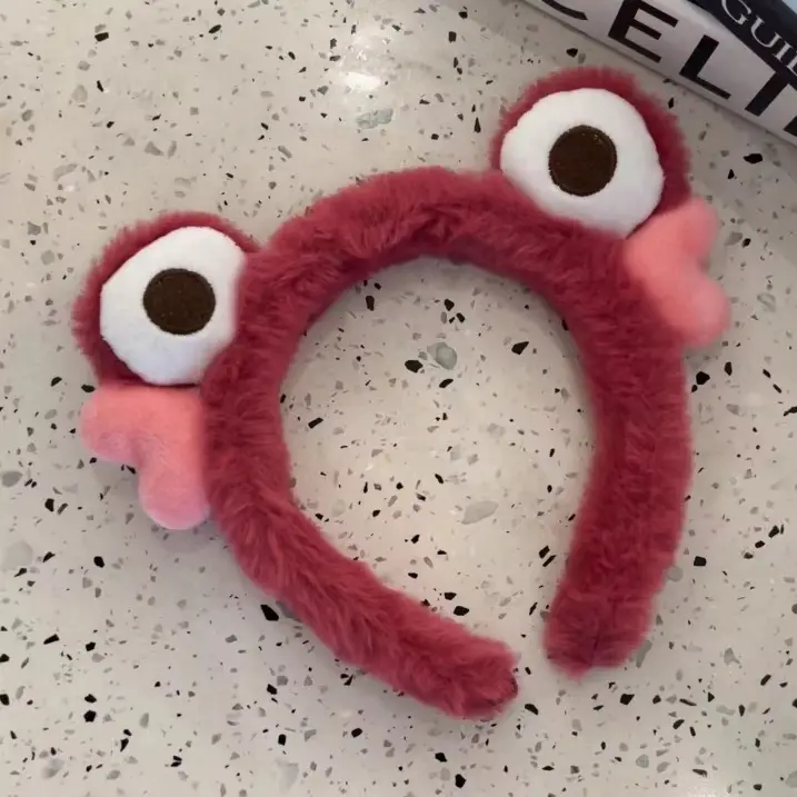 Plush Cartoon Face Wash Headband for Women 2024 - Image 7