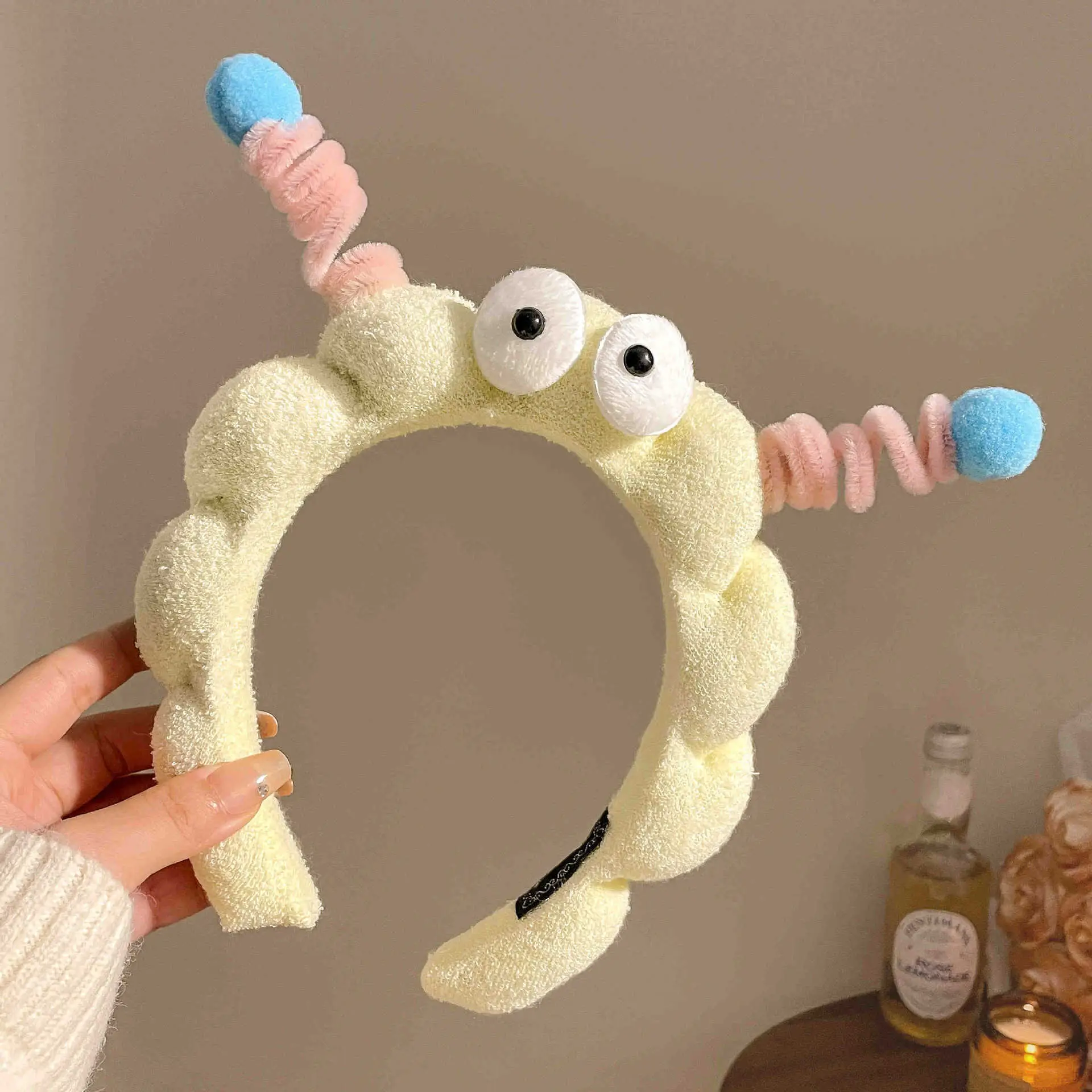 Plush Cartoon Face Wash Headband for Women 2024 - Image 72