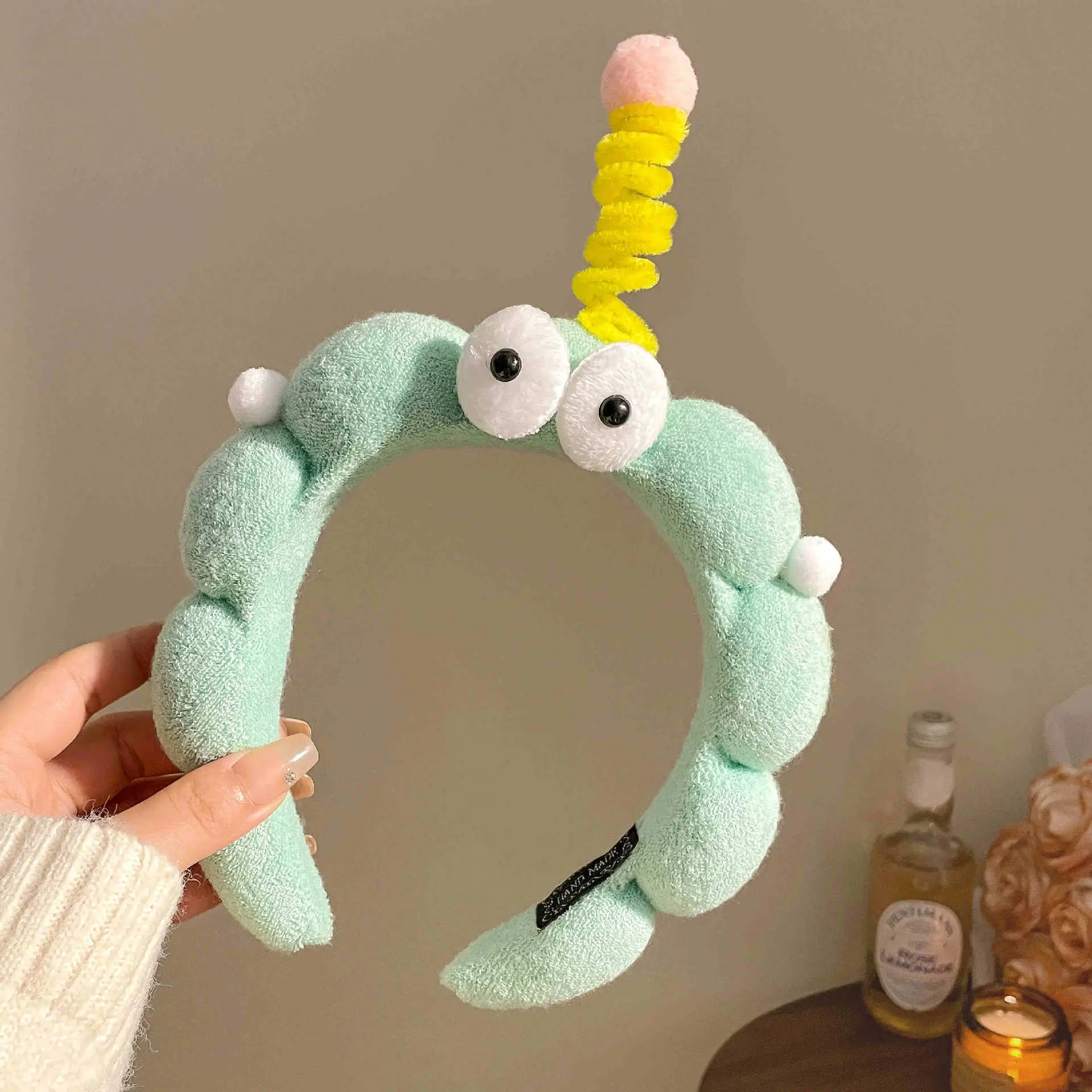 Plush Cartoon Face Wash Headband for Women 2024 - Image 73