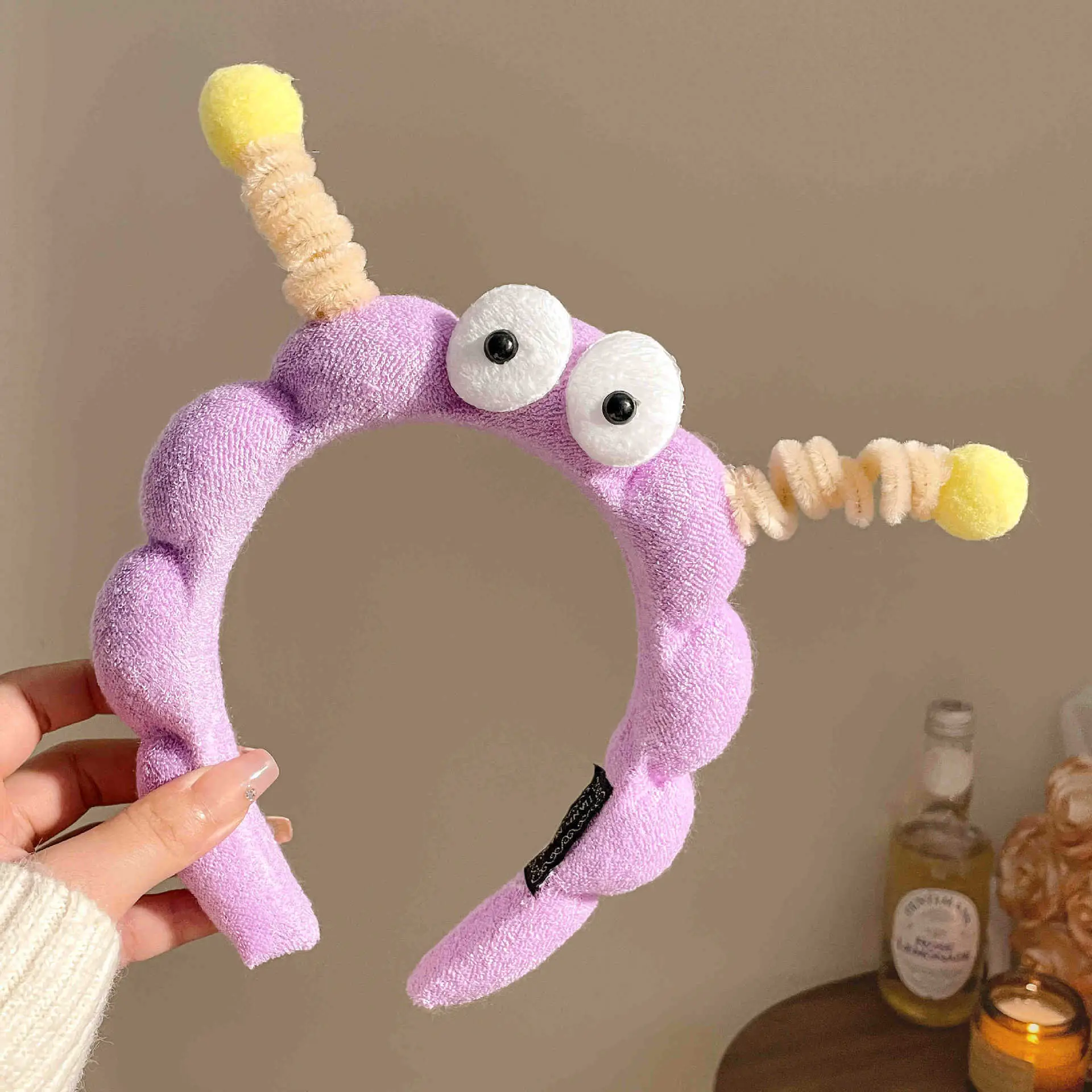 Plush Cartoon Face Wash Headband for Women 2024 - Image 74