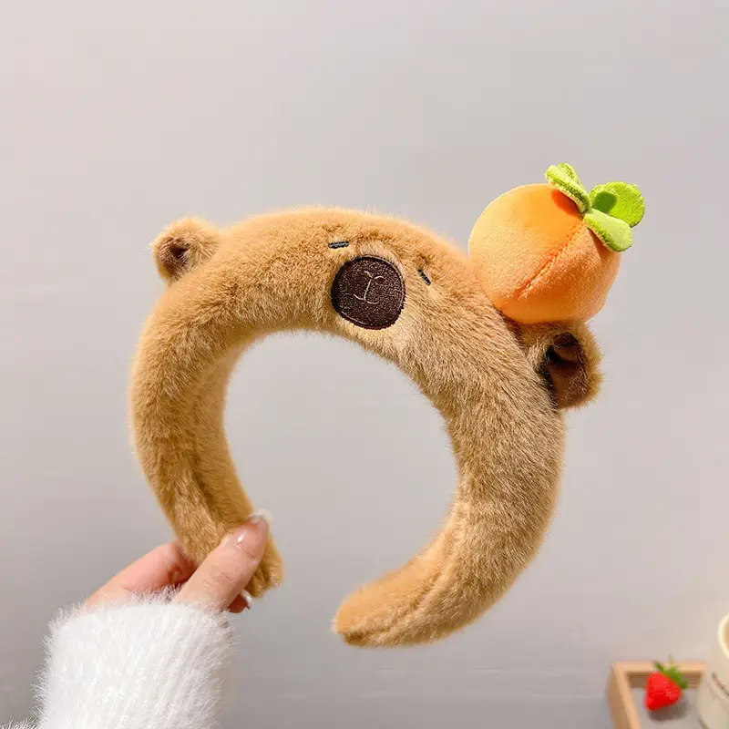 Plush Cartoon Face Wash Headband for Women 2024 - Image 81