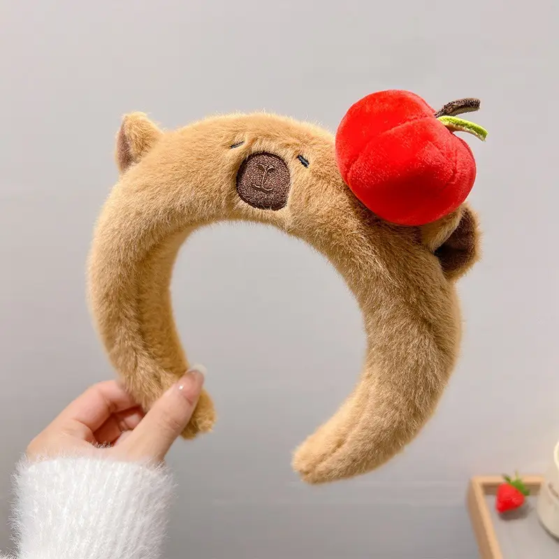 Plush Cartoon Face Wash Headband for Women 2024 - Image 83