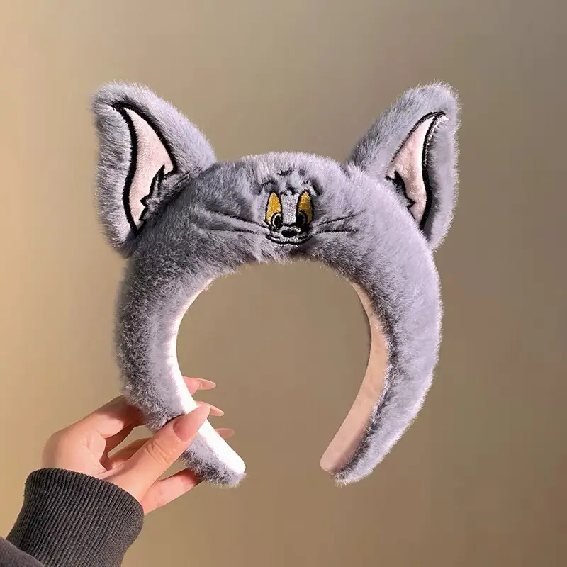 Plush Cartoon Face Wash Headband for Women 2024 - Image 94