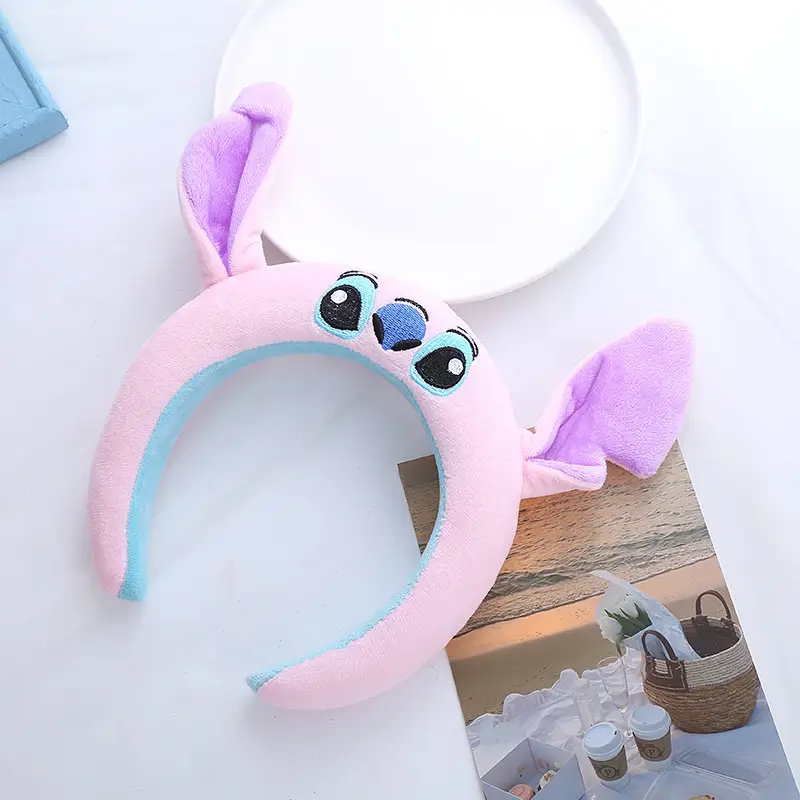 Plush Cartoon Face Wash Headband for Women 2024 - Image 98