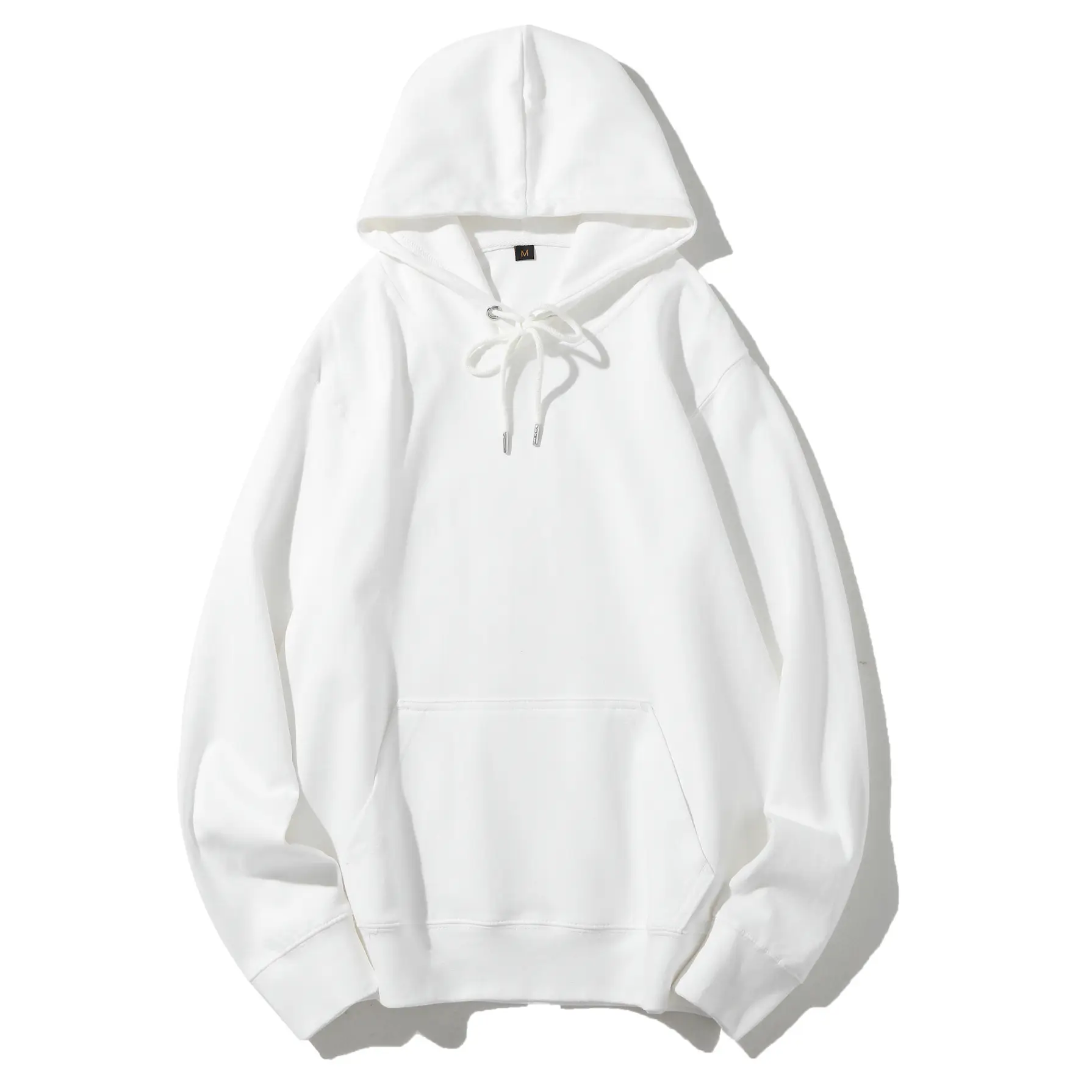Light Blue Hooded Sweatshirt with Drawstring Cap - Image 25