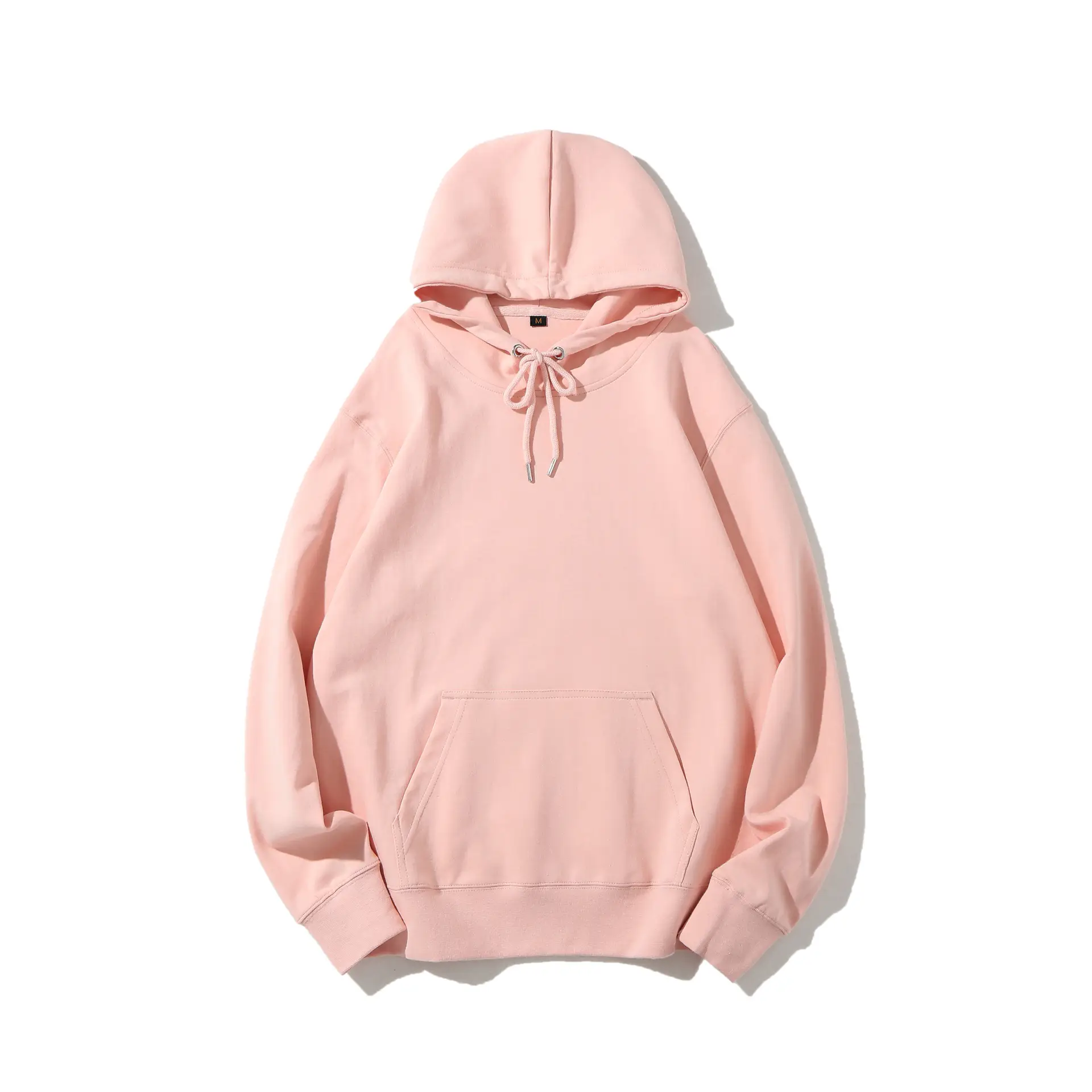 Light Blue Hooded Sweatshirt with Drawstring Cap - Image 10