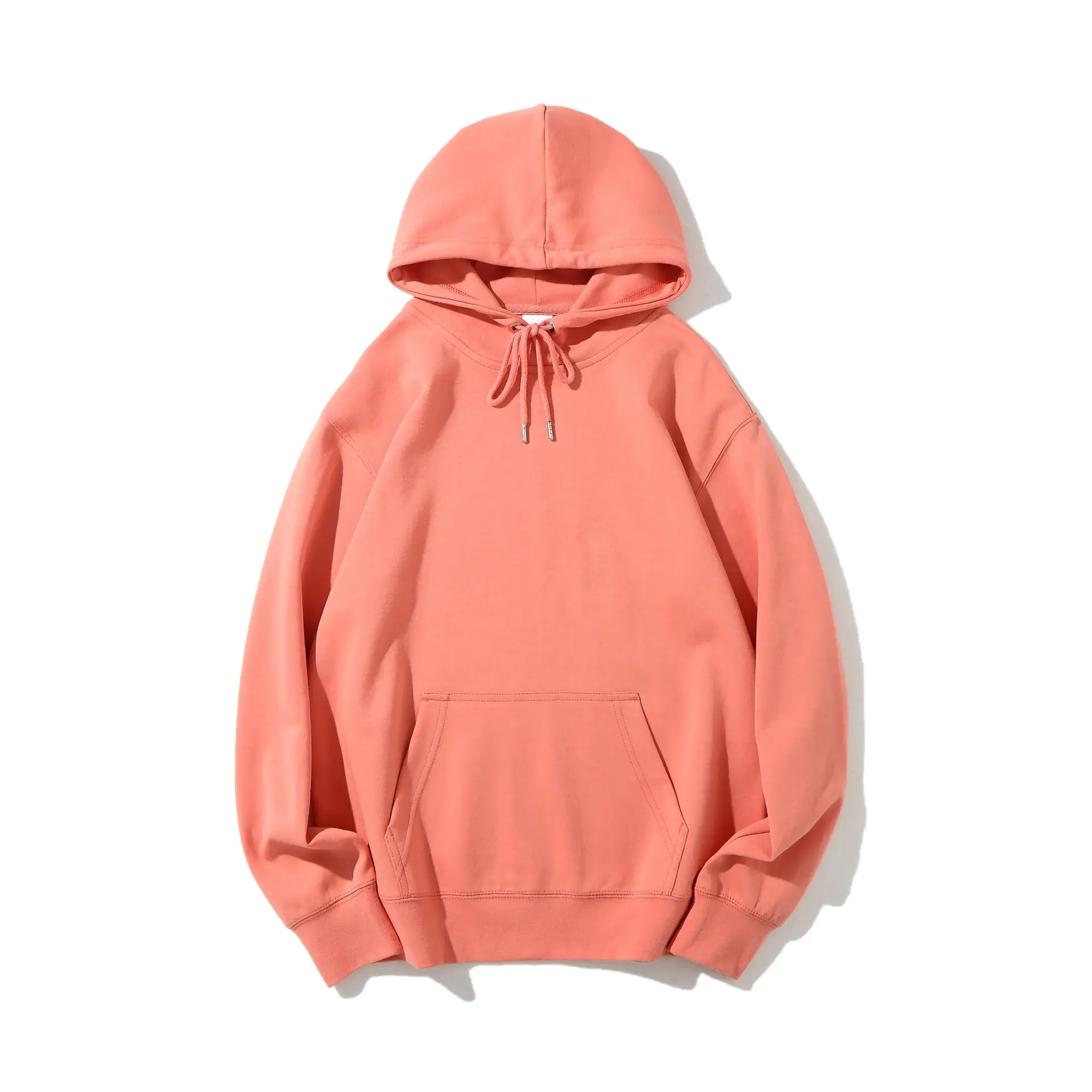 Light Blue Hooded Sweatshirt with Drawstring Cap - Image 11