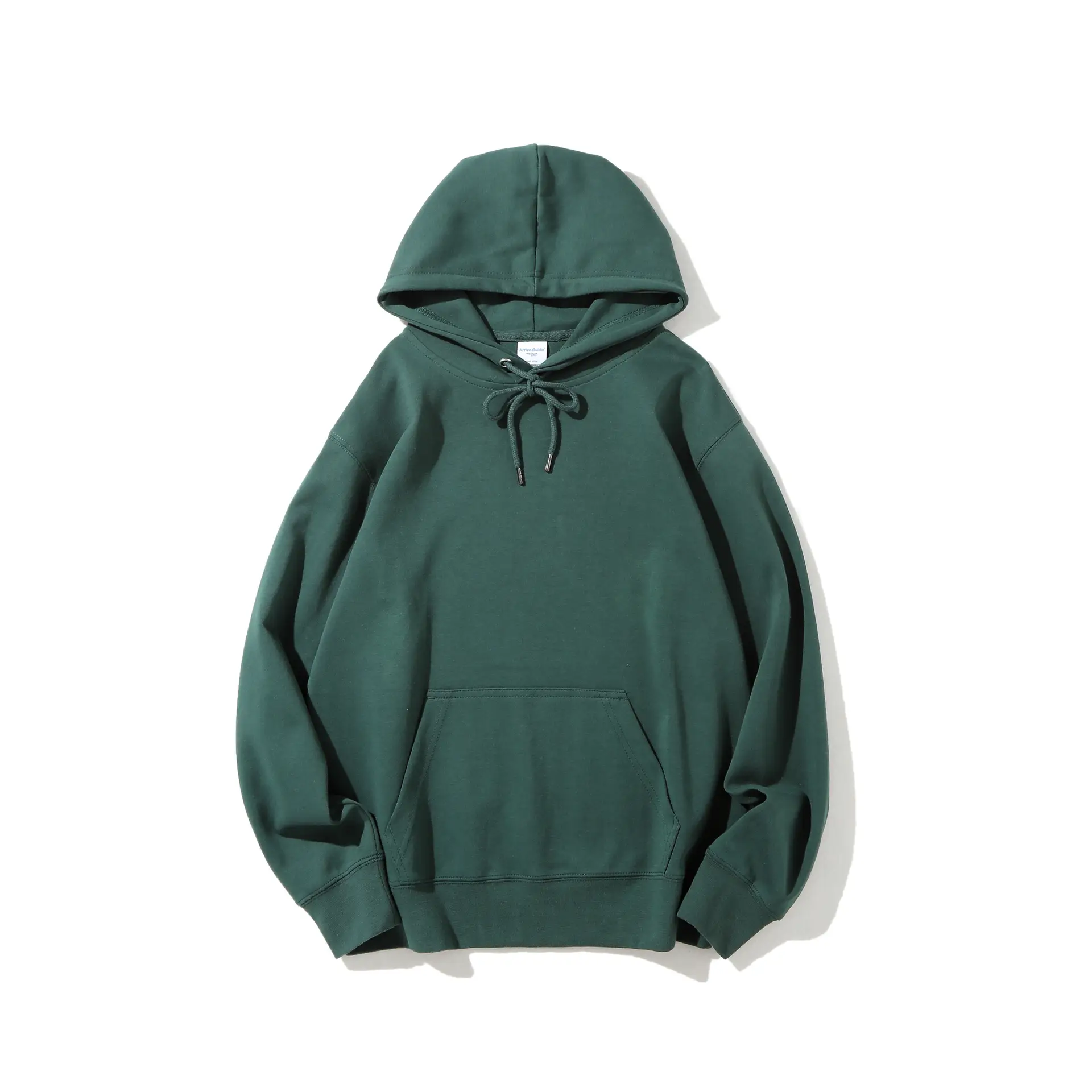 Light Blue Hooded Sweatshirt with Drawstring Cap - Image 12