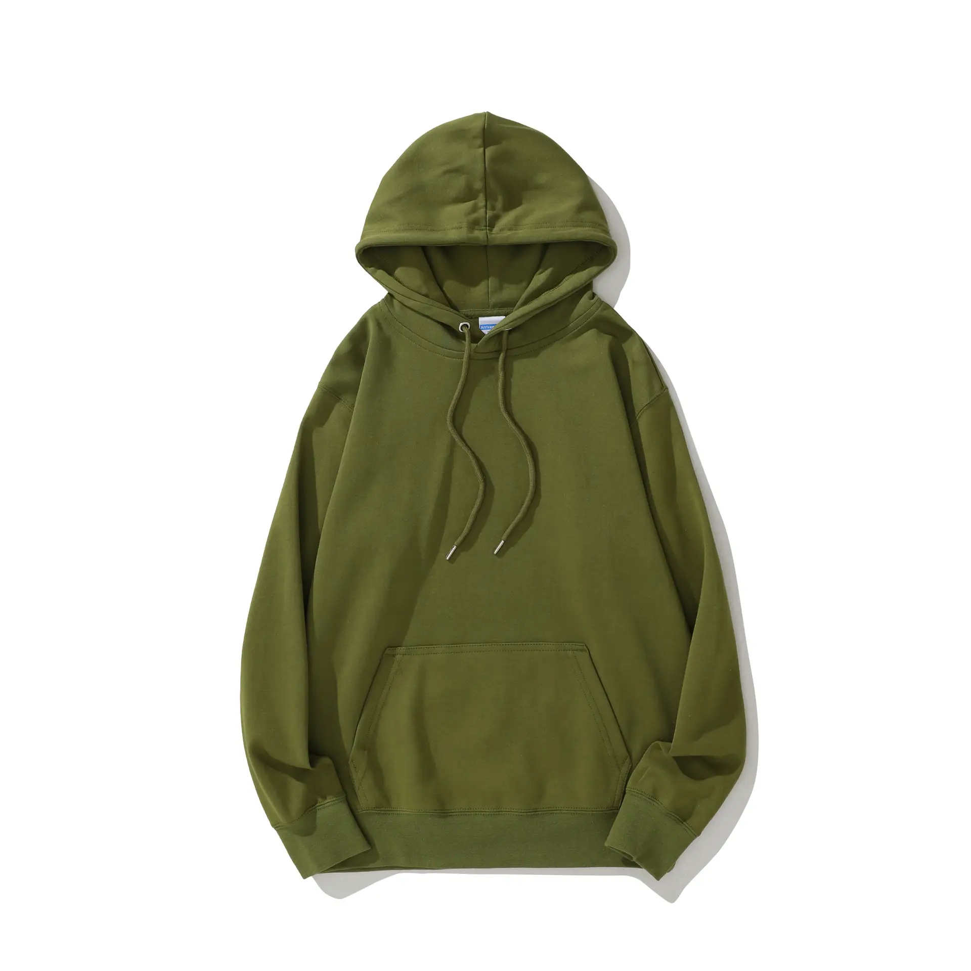 Light Blue Hooded Sweatshirt with Drawstring Cap - Image 15