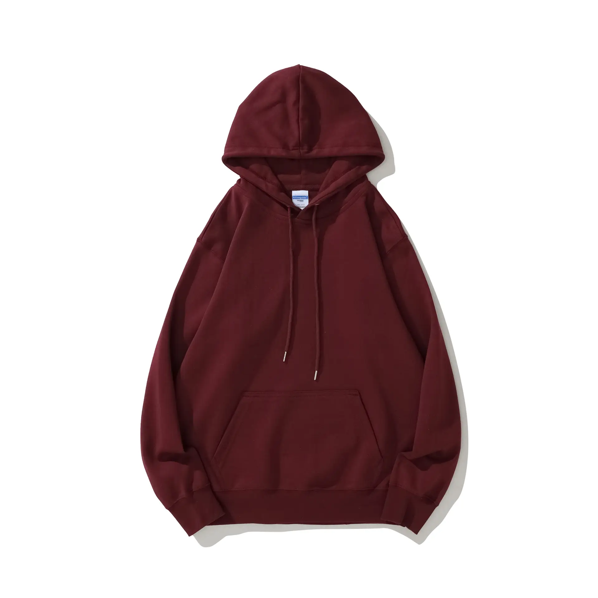 Light Blue Hooded Sweatshirt with Drawstring Cap - Image 16