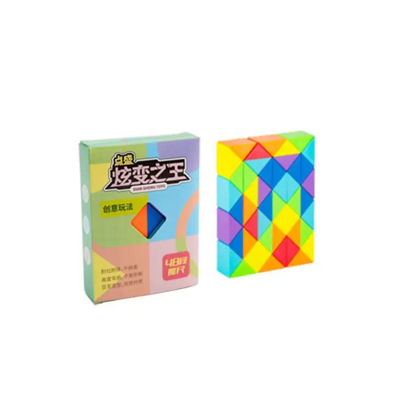 Rainbow Color Magic Ruler 24 Segment Educational Toy