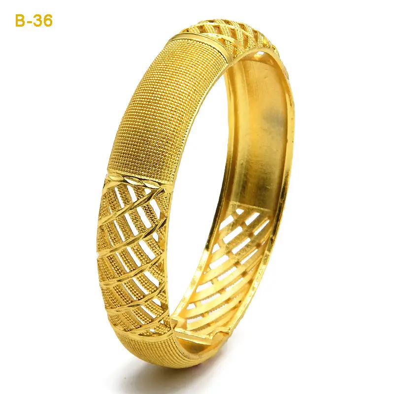 Luxury Gold Plated Dubai Bride Bracelet for Women - Image 12