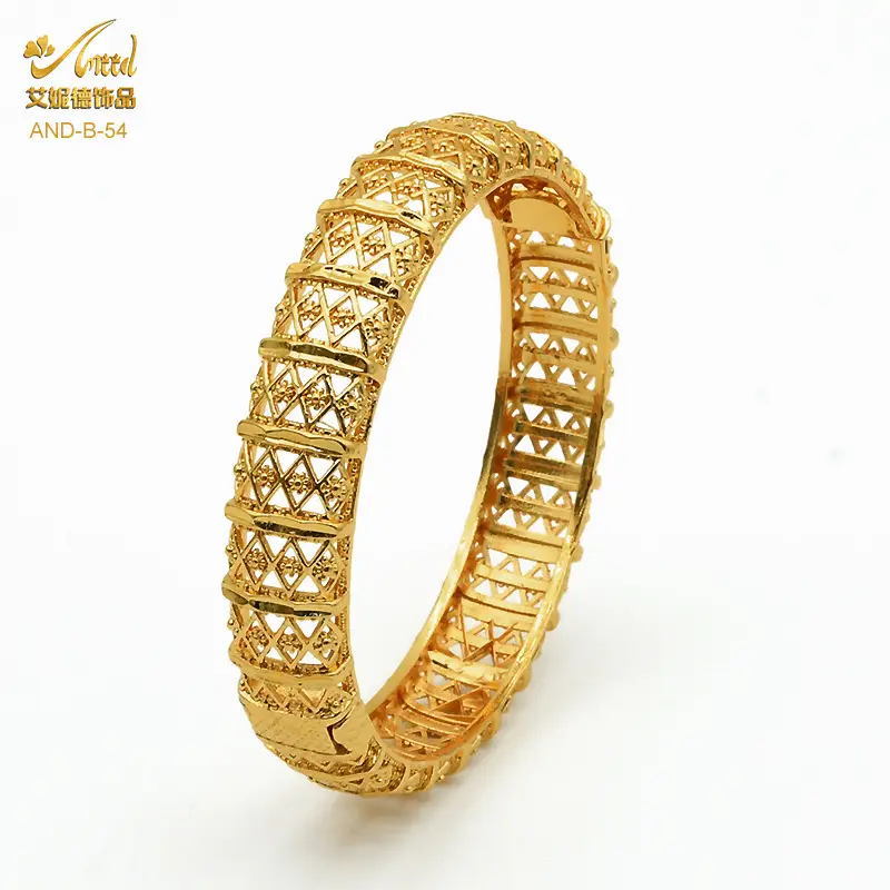 Luxury Gold Plated Dubai Bride Bracelet for Women - Image 18