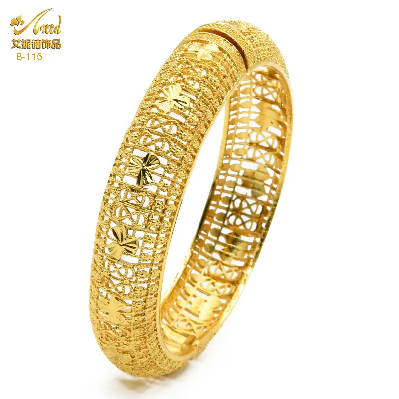 Luxury Gold Plated Dubai Bride Bracelet for Women - Image 25