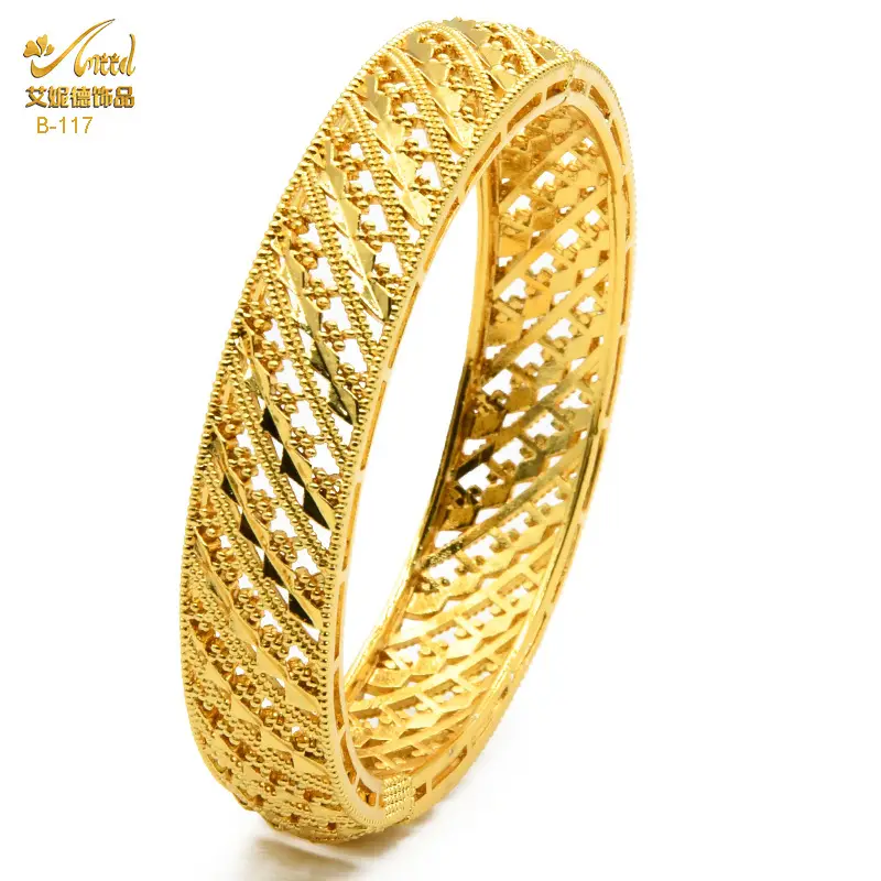 Luxury Gold Plated Dubai Bride Bracelet for Women - Image 27