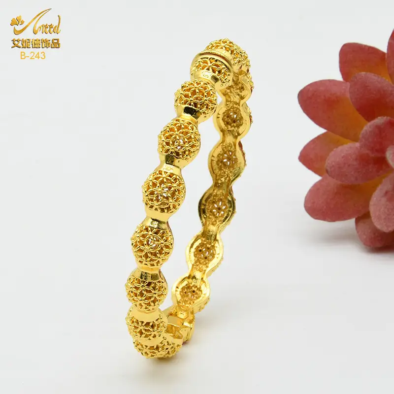 Luxury Gold Plated Dubai Bride Bracelet for Women - Image 31