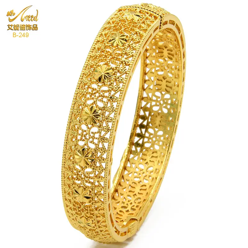 Luxury Gold Plated Dubai Bride Bracelet for Women - Image 32