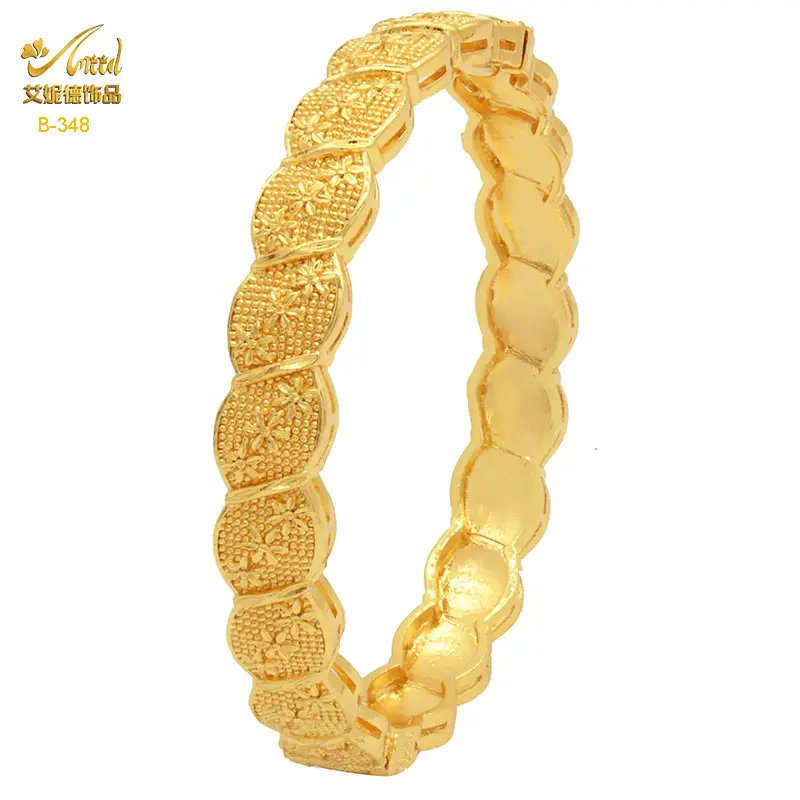 Luxury Gold Plated Dubai Bride Bracelet for Women - Image 35