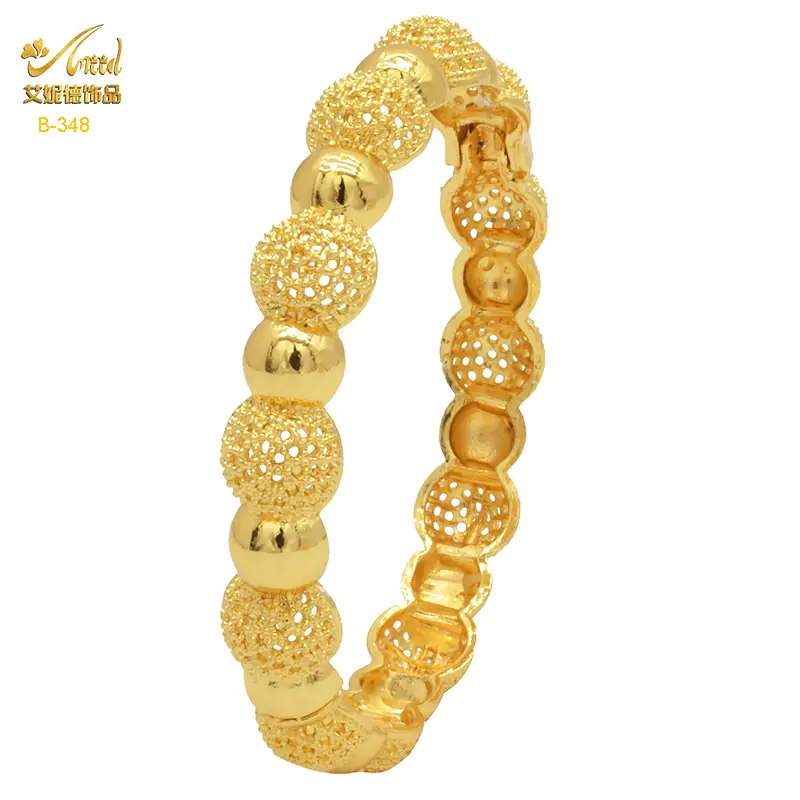 Luxury Gold Plated Dubai Bride Bracelet for Women - Image 36