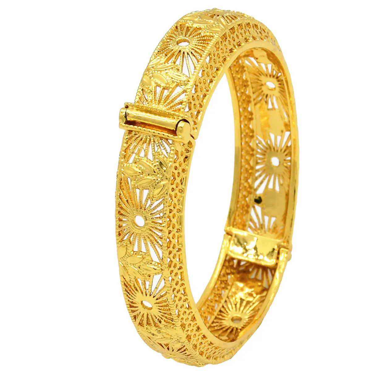 Luxury Gold Plated Dubai Bride Bracelet for Women - Image 42