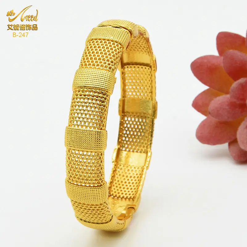 Luxury Gold Plated Dubai Bride Bracelet for Women - Image 51