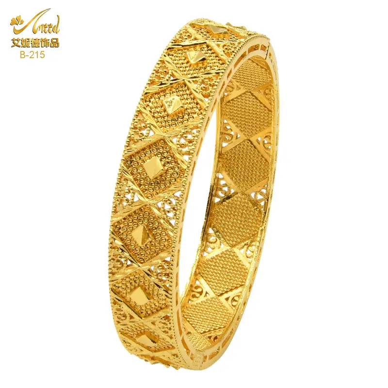 Luxury Gold Plated Dubai Bride Bracelet for Women - Image 52