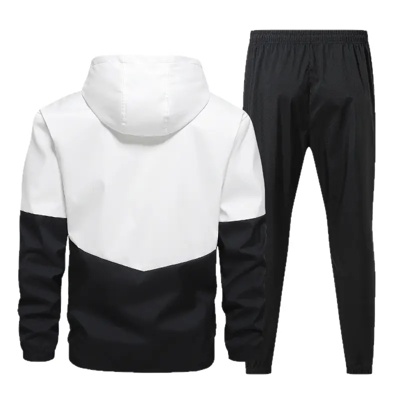 Men's White Blue Zipper Track Suit 2025 - Image 10