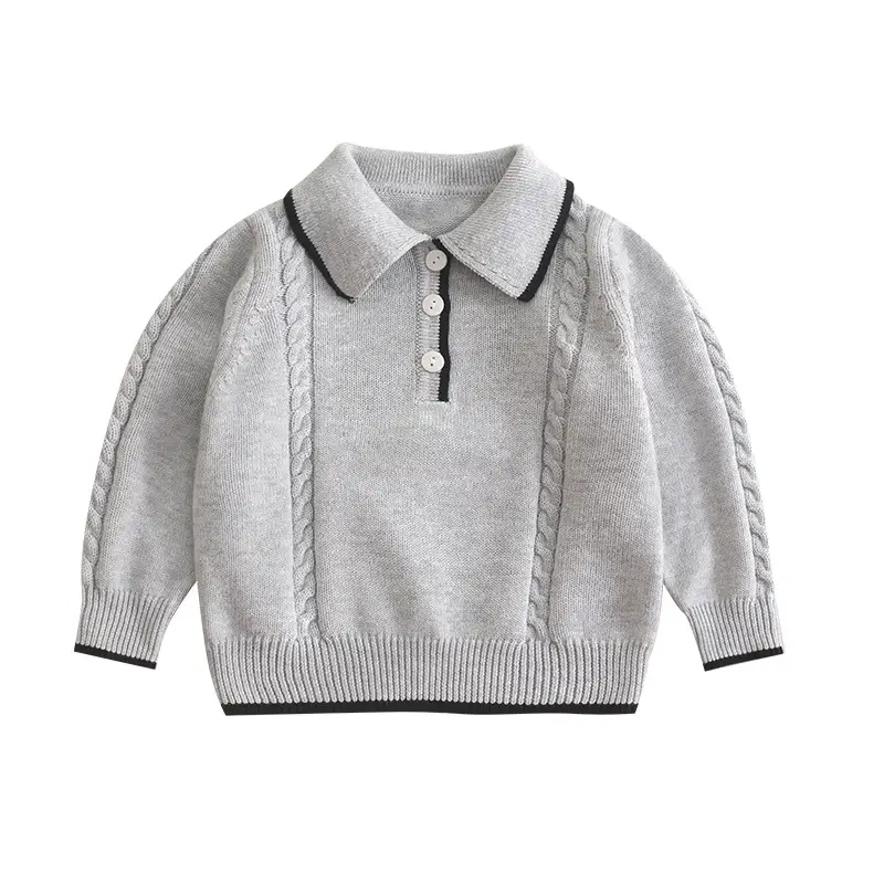 Children's Knitted Round Neck Sweater 2021 - Image 5