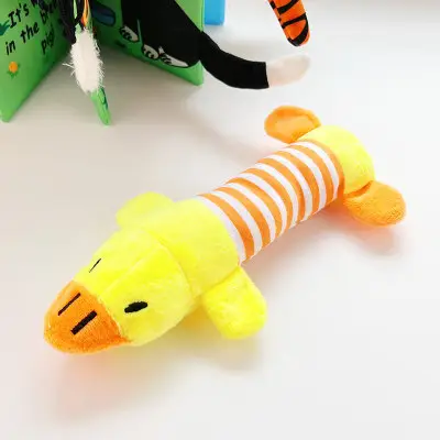 Plush Dog French Bulldog Bite Resistant Ball Rope Sound Toy Fruit Cartoon Animal Cat Cat Pet Supplies