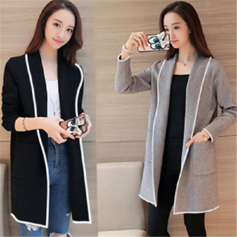 2025 Winter Women's Fleece Mid-Length Cardigan Jacket