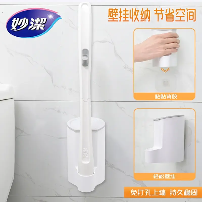 Miaojie Disposable Toilet Brush Replacement Head Cleaning Tablet