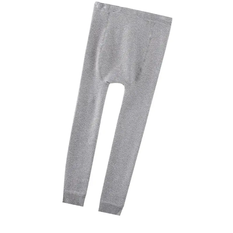Women's Grey Vertical Stripe Leggings Pregnant Wear