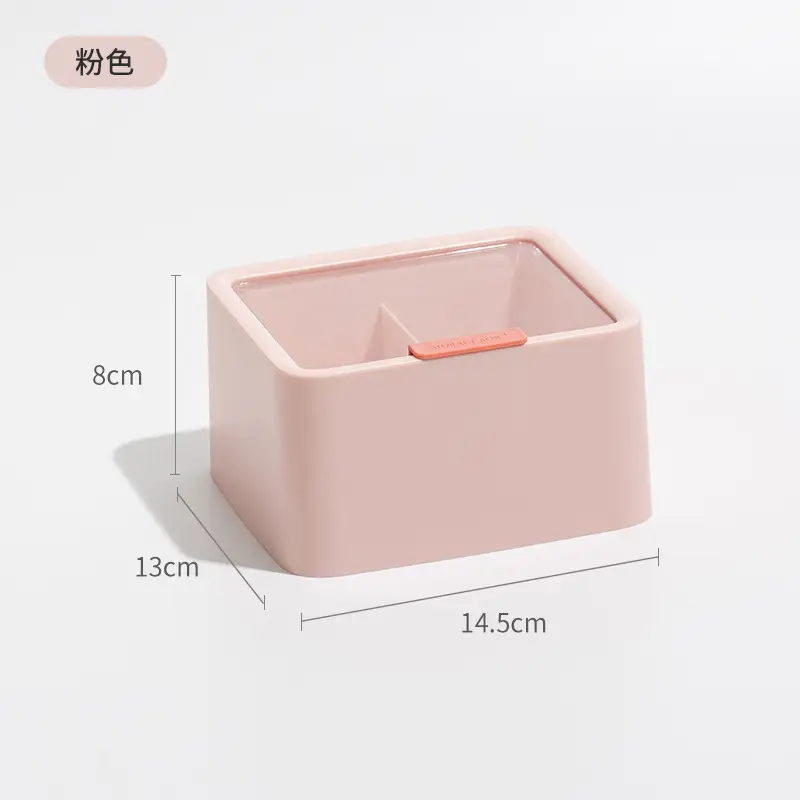 Transparent Cosmetic Storage Box with Lid Double Layer - Image 3