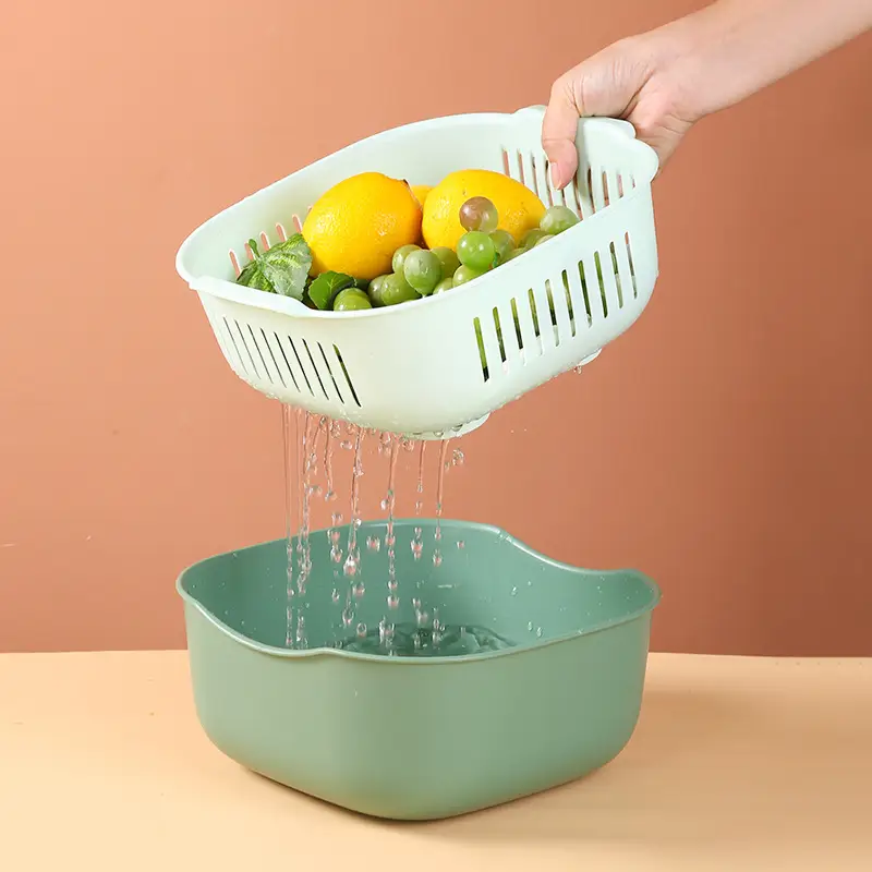 Large Double Layer Plastic Drain Tray 26cm