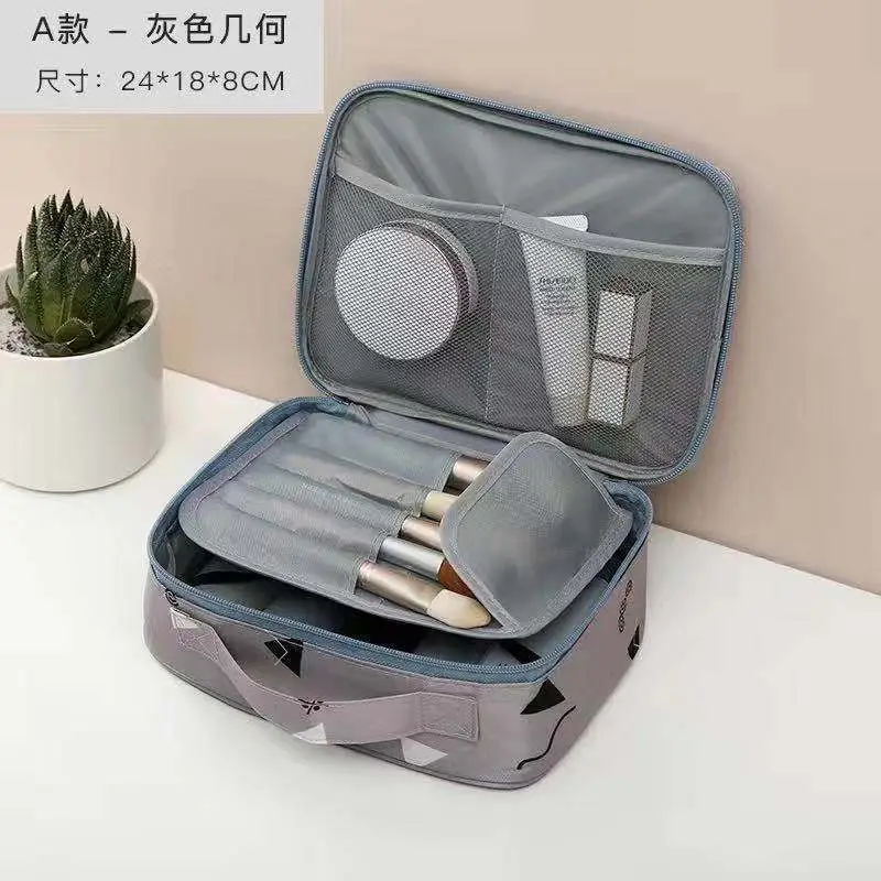 Large Capacity Travel Cosmetic Bag Women's Waterproof Carry-On