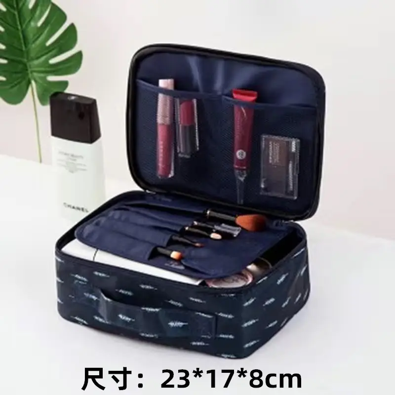 Large Capacity Travel Cosmetic Bag Women's Waterproof Carry-On