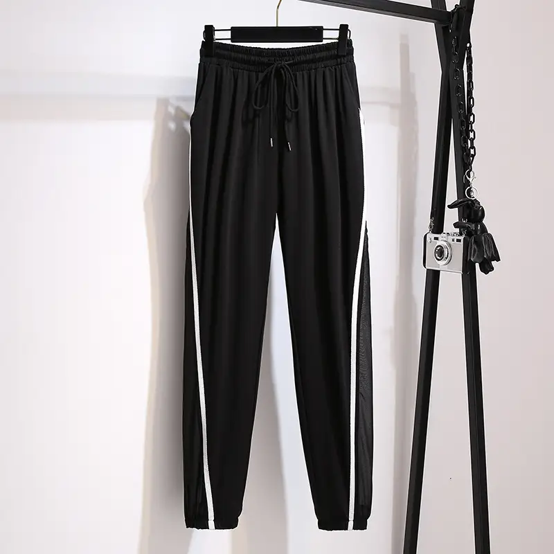 Black Jogger Pants Plus Size Women Autumn 2024 - Image 3