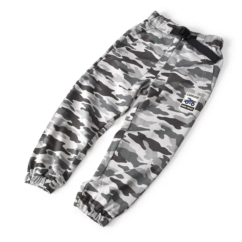 Spring Boys Cotton Terry Pants Navy Blue 100-140 Yards - Image 7