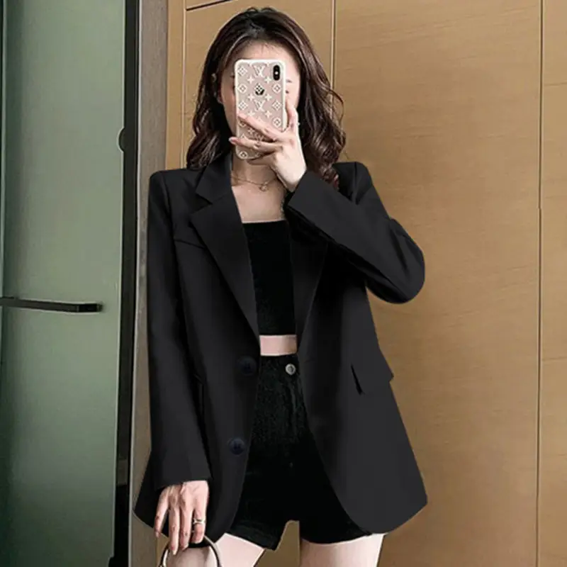 Women Pink Blazer 2026 Korean Style Loose Suit - Image 10