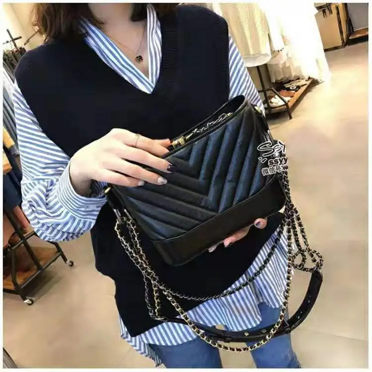 Black Knitted V-Neck Vest for Women 2025 Spring Fall - Image 11