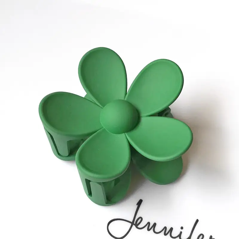 Black Flower Grip Hair Clip for Women - Image 18
