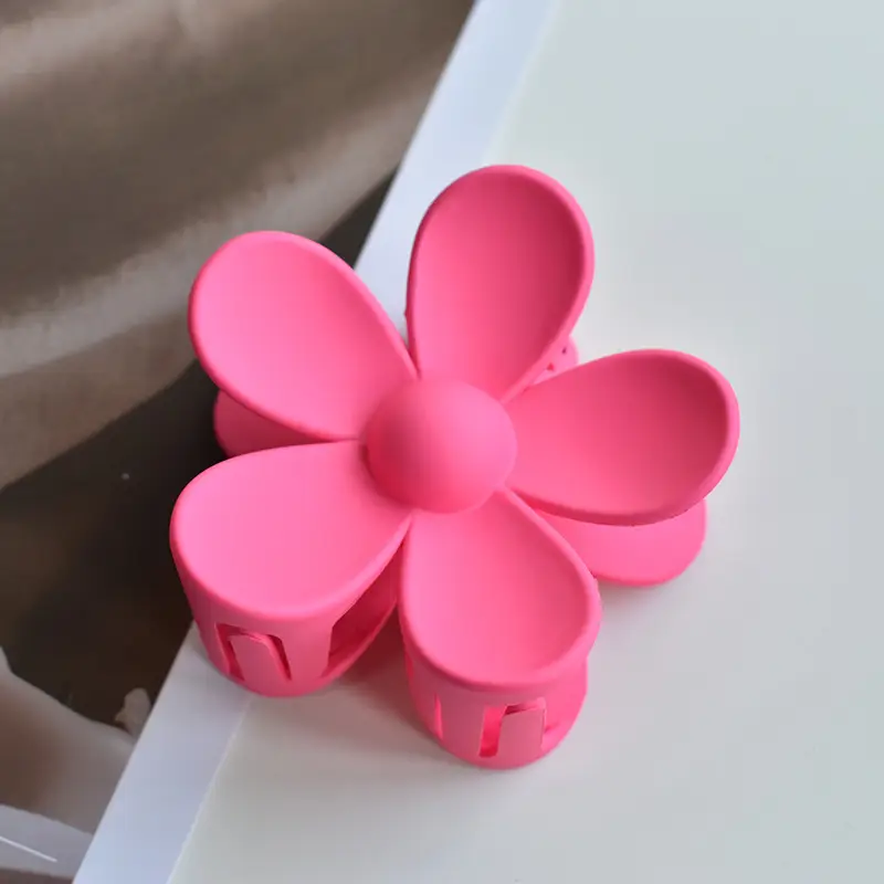Black Flower Grip Hair Clip for Women - Image 19