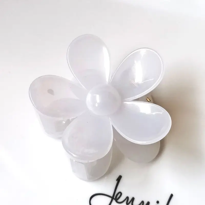 Black Flower Grip Hair Clip for Women - Image 20