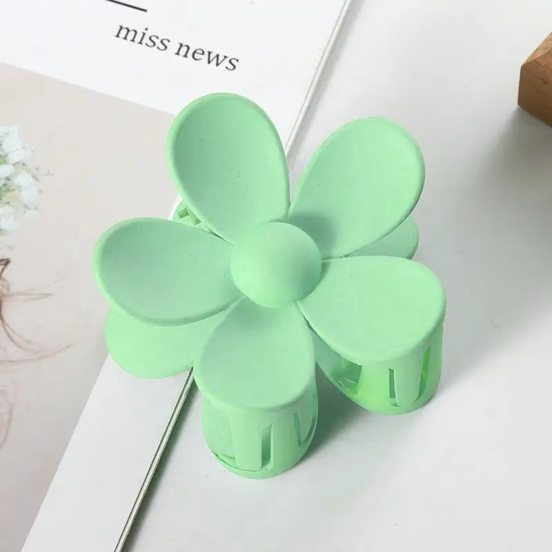 Black Flower Grip Hair Clip for Women - Image 26