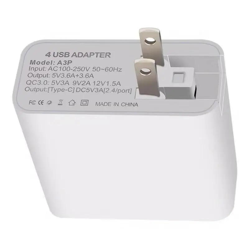 48WPD PD Four-Port USB Charger for Mobile Phones & Tablets — feature 4