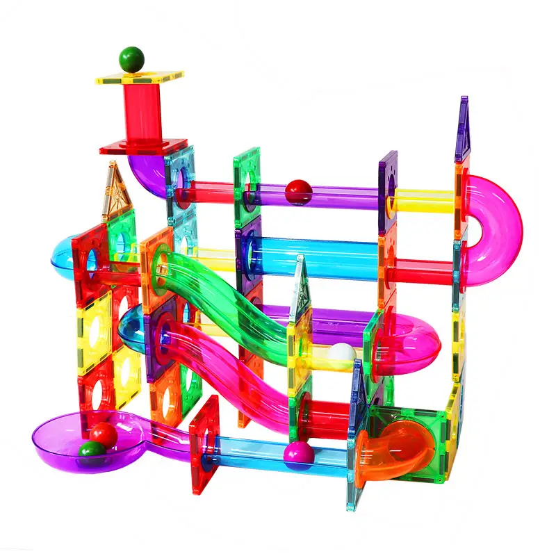 Blue 180 Degree Magnetic Window Track Toy - Image 14