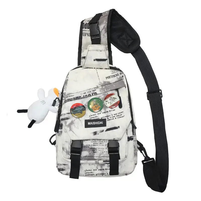 Men's Street Trendy Chest Bag Large Capacity Waterproof