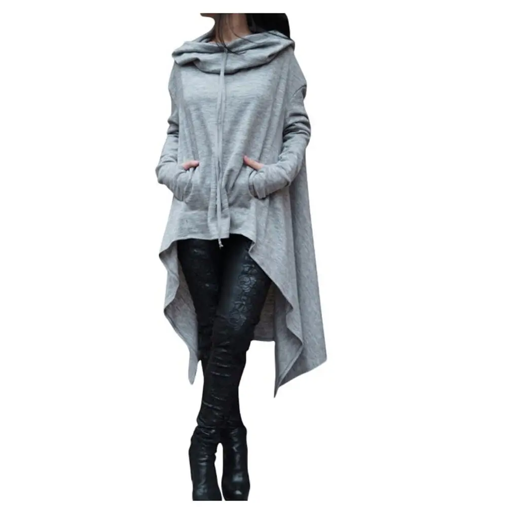 Black Long Hooded Vest Women 2021 Winter Hooded Vest