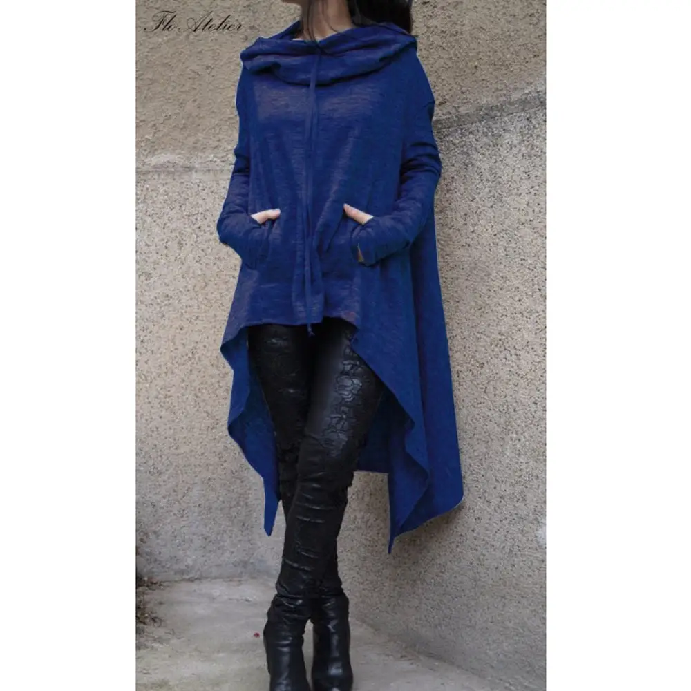 Black Long Hooded Vest Women 2021 Winter Hooded Vest