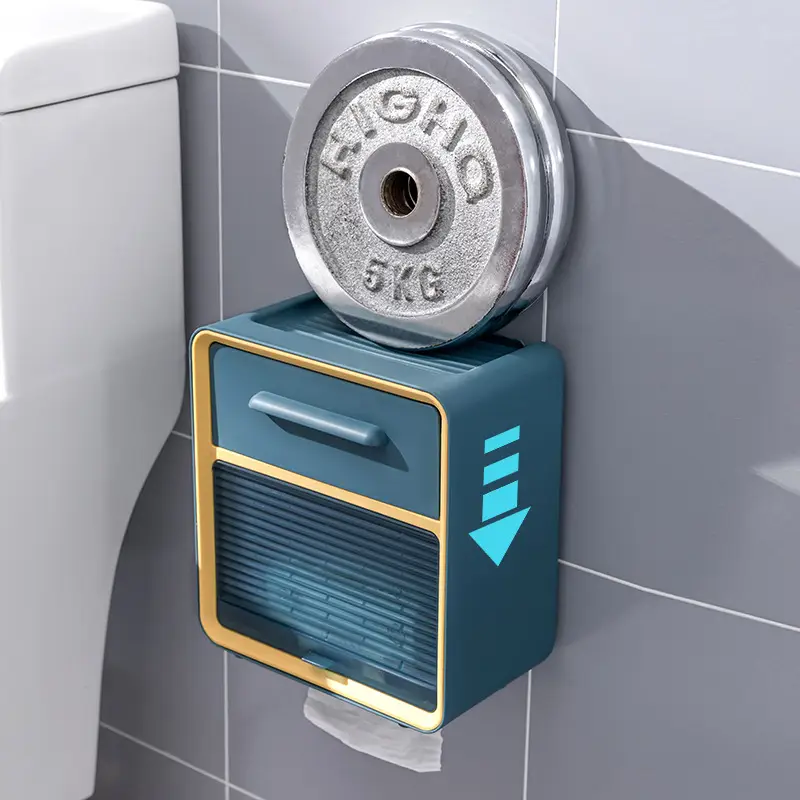 Wall-Mounted Toilet Paper Box 5KG Waterproof Roll - Image 6